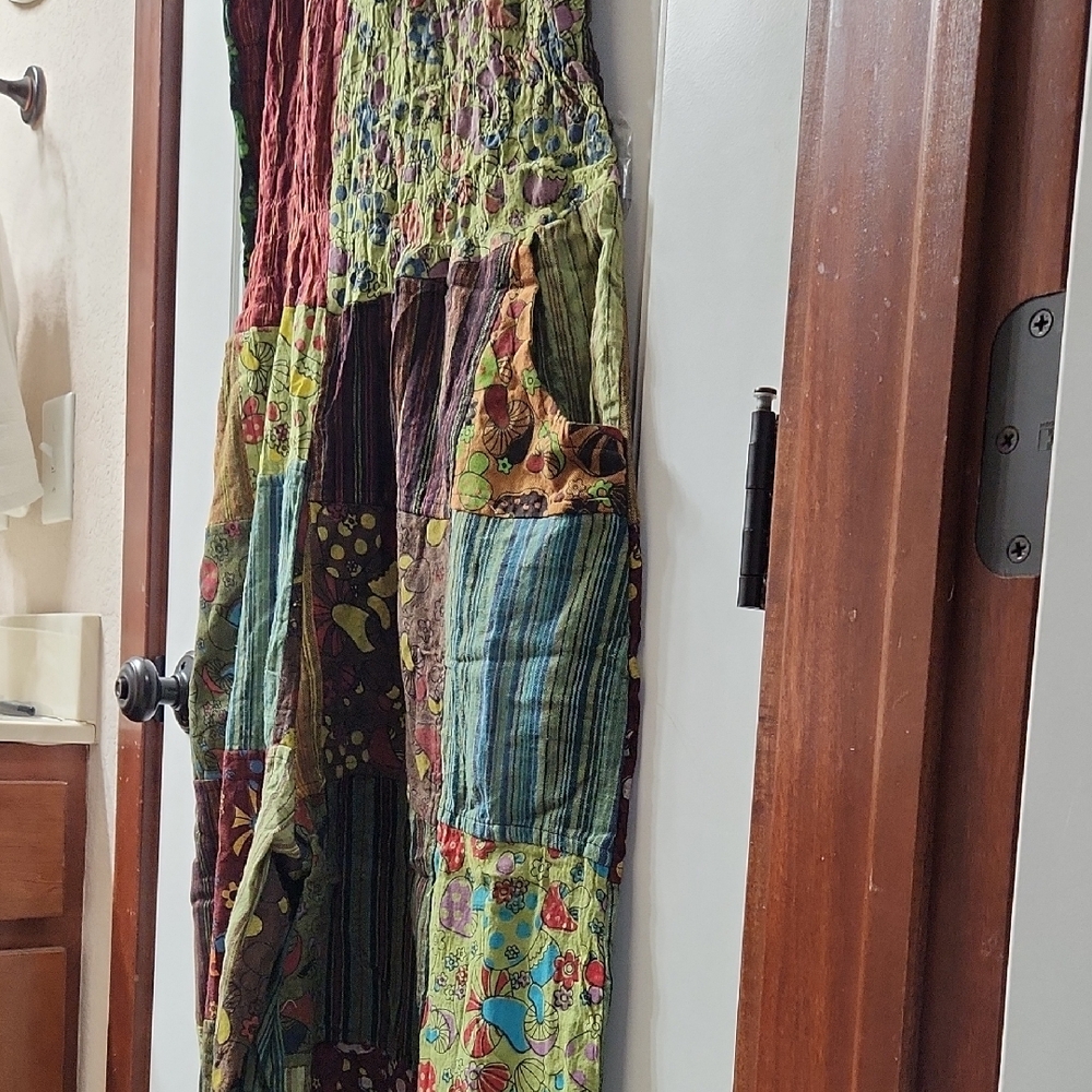 Patchwork Multicolor Jumpsuit NWT - image 5